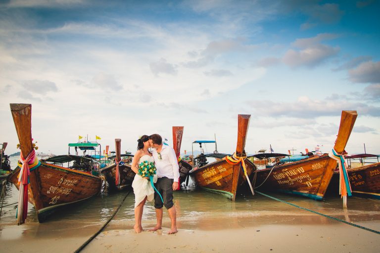Bride and Groom at Zeavola Resort Koh Phi Phi Krabi Wedding Photographer
